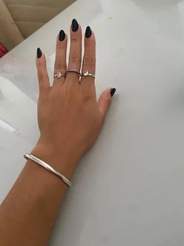 Kit bracelete e anéis prata 925