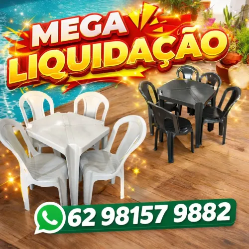 Jogo de mesa plástica.