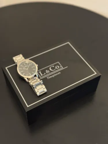 relógio l & co timepieces importado novo e na caixa 