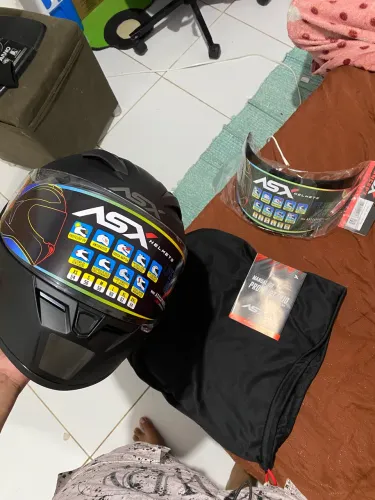 CAPACETE ASX CITY SOLID PRETO BRILHANTE