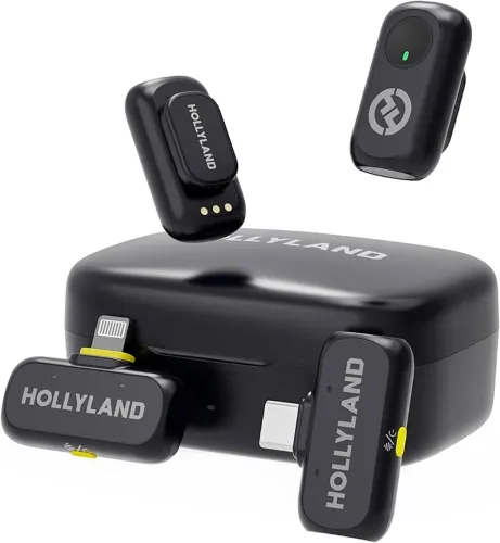Hollyland LARK A1 Combo - Microfone Sem Fio Mini