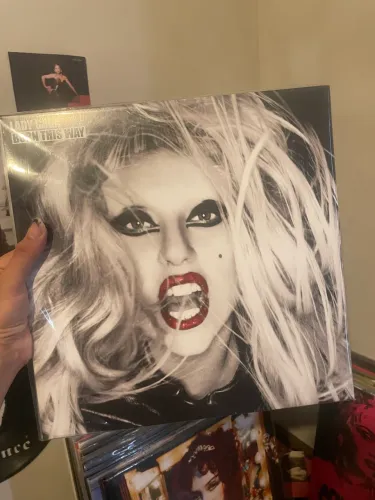 Vinil duplo preto Lady Gaga Born this Way 