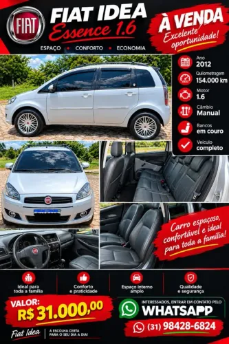 Fiat Idea Essence 1.6 Flex 16V 5P 2012
