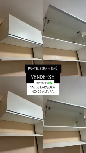 VENDE-SE PRATELEIRA + BAÚ 