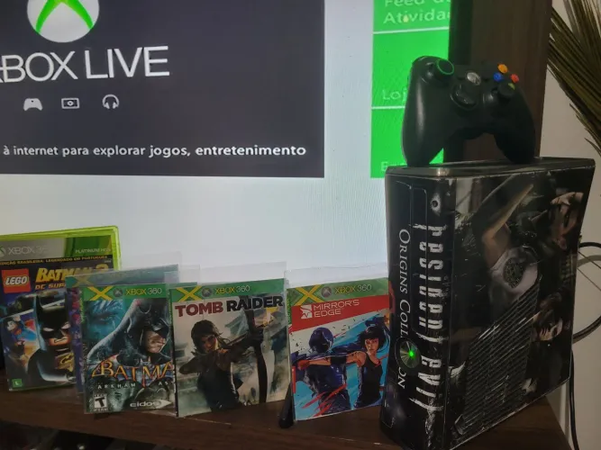 Xbox 360 slim Destravado completo 