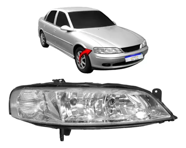 Farol Chevrolet Vectra 1999 2000 2001 2002 2003 2004 2005 Ld Direito