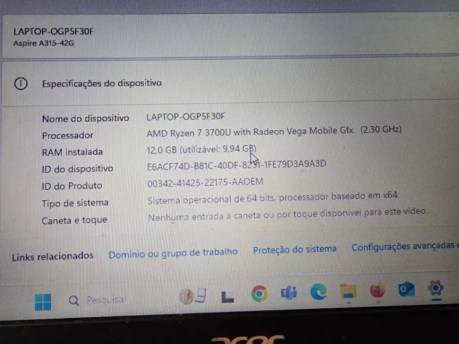 Notebook Gamer de Entrada