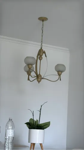 Lustre Pendente Vintage 3 braços
