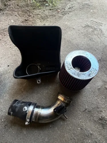 Intake + filtro esportivo com suporte