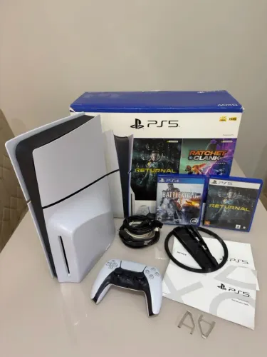 Ps5 slim Mídia física 1Tb Pego troca passo cartão