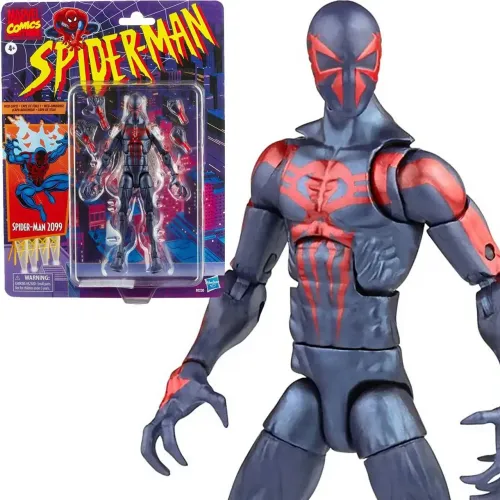 Spider-man 2099 Homem-Aranha Marvel Legends Hasbro Retro Card