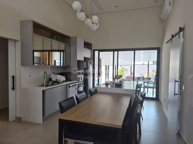 Casa para venda em condomínio, três dormitórios, área gourmet, piscina, Jaguariúna, SP