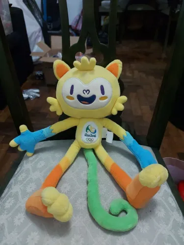 Mascote Vinícius Olimpiadas Brasil 2016. Original.