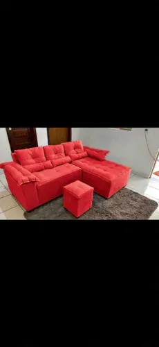 Sofá L 4 lugares Cores Variadas