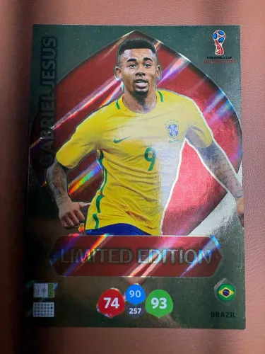 Adrenalyn XL Copa Do Mundo 2018 Gabriel Jesus Limited Edition