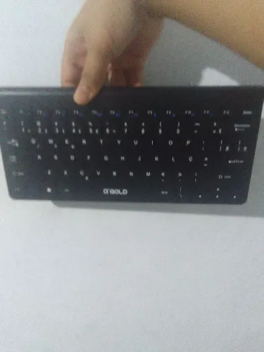 Kit teclado e mouse e mousepad sem caixa tem que buscar