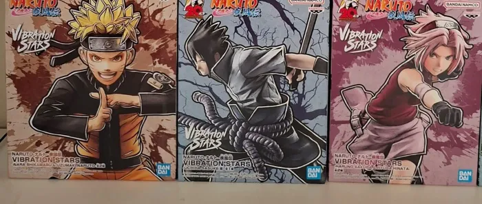 Naruto + Sasuke + Sakura Vibration stars banpresto
