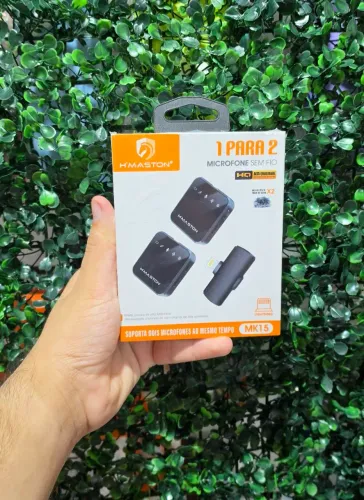 2 Microfones Sem Fio para iPhone