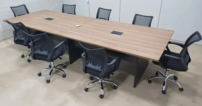 MESA DE REUNIAO 4.00x1.00 ESTENDIDA LOJA IKONOFFICE