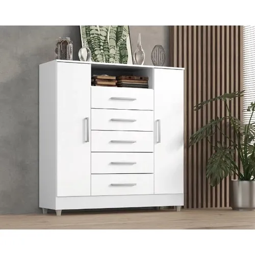 Comoda Isabele Branco / Até 12x Frete Grátis
