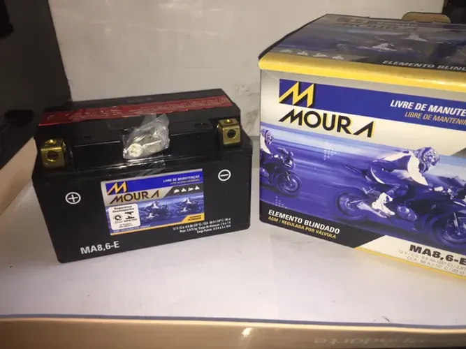 Bateria Moura MA8,6 E CB600 Hornet Honda