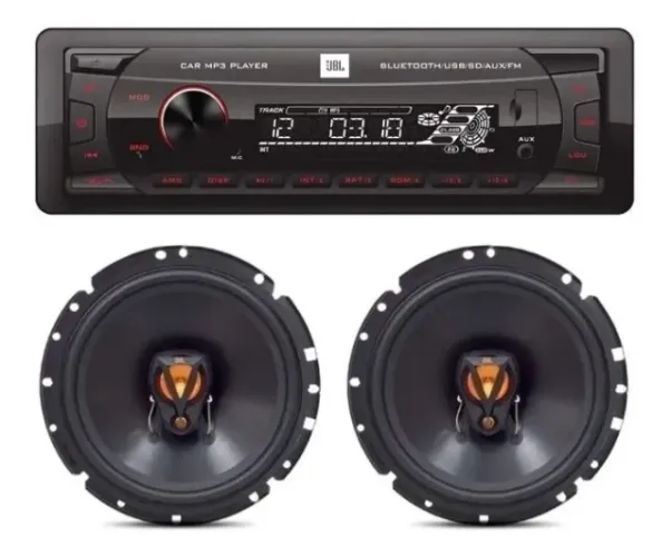 Jbl Kit Autosom Mp3 Celebrity100br Bt + 1 par Jbl 6trfx50 100w