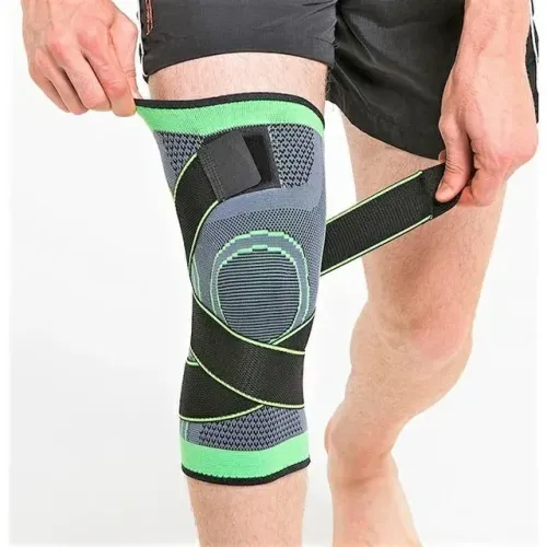 Joelheira Compressão Proteção Ajustável Fitness Cross