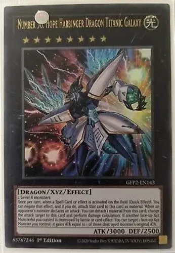 Yugioh!!! Number 38: Hope Harbinger Dragon Titanic Galaxy -