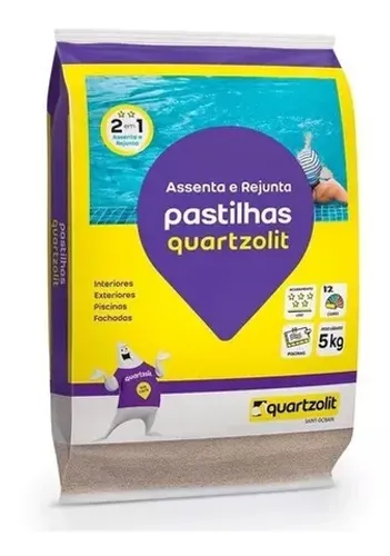 Rejunte para Piscina 5kg Quatzolit
