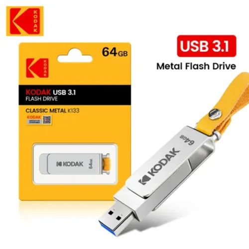 Pen drive Usb 3.1 Kodak 64gb Metal Alta Velocidade Plug and Play