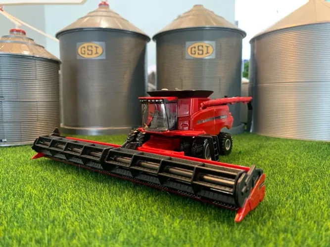 Miniatura colheitadeira Case 9240 1/64