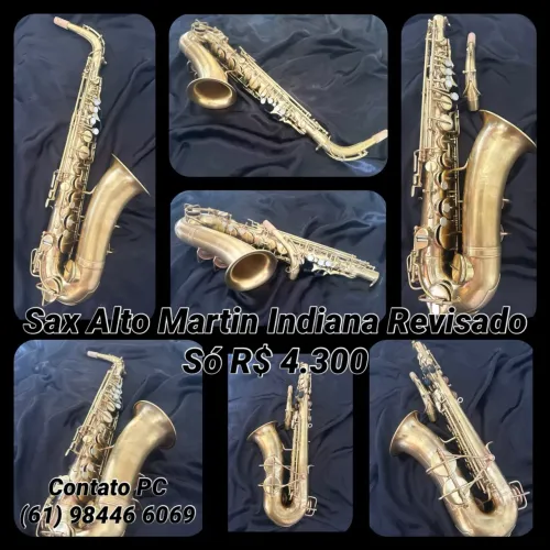 Sax Alto Martin Indiana - REVISADO
