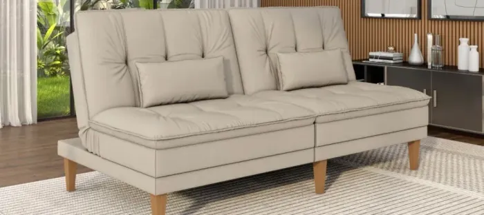 Sofá Cama Paris 3 Lugares com Encosto Reclinável 190cm p87
