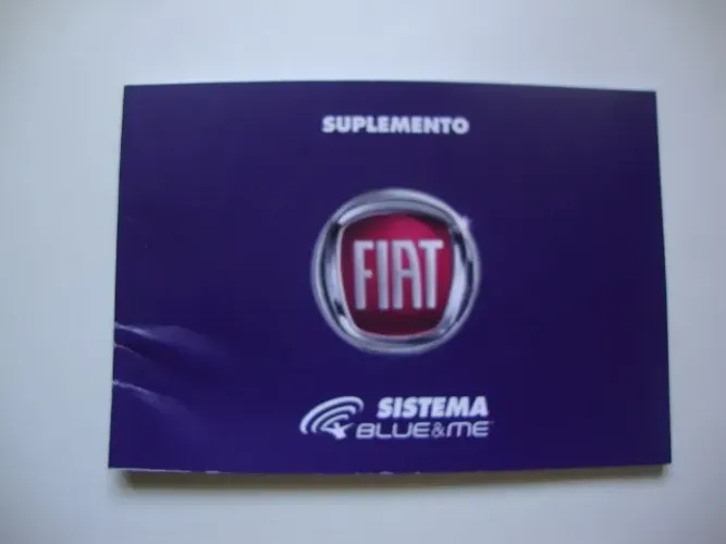 Livreto Suplemento do Sistema Blue&Me Linha Fiat 2012 .