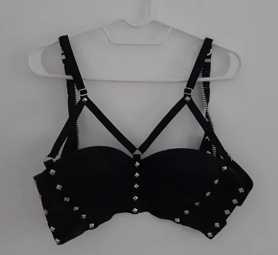 Top feminino bustier com spike