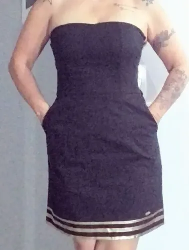 VESTIDO TOMARA QUE CAIA