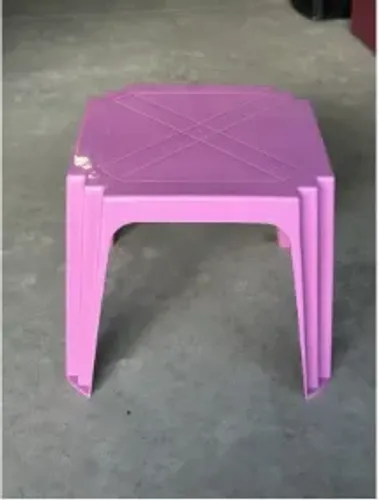 MESA INFANTIL 48X48 - AZUL/BRANCO/PRETO/ROSA/VERDE