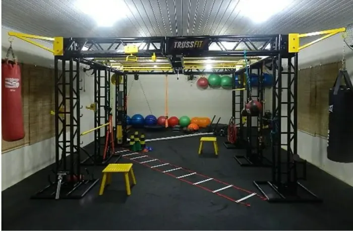 Estação Cross Fit  de treinos funcionais da TrussFit 