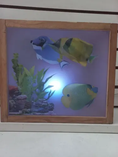 Abajur decorativo com Peixes