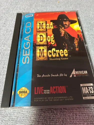 Jogo Sega CD - Mad Dog McCree Original