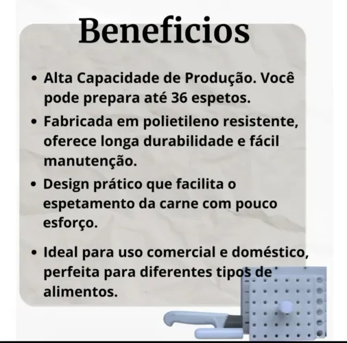 Maquina de espetinhos