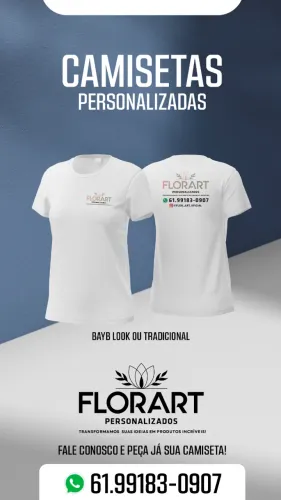 CAMISETAS, BANNERS E ADESIVOS PERSONALIZADOS - Produção rápida e com qualidade!