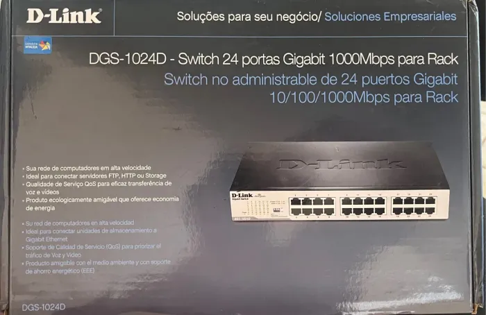 Switch D-Link 24 Portas Gigabit