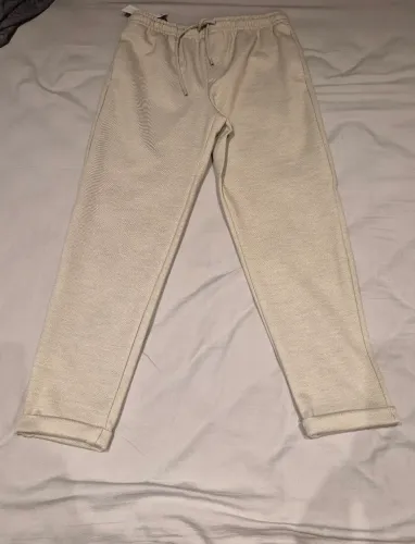 Calça Zara Jogger Bege tamanho G