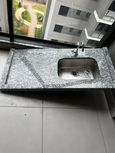 BANCADA GRANITO COZINHA COM CUBA 