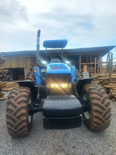 Trator tm 7040 + grade tatu24x28 