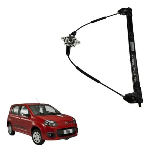 Máquina Vidro Dianteiro Direito Fiat Uno Vivace 2013 2015