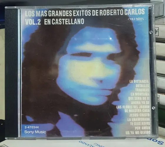 Loteamento 05 CDs Roberto Carlos importados Argentina, USA e Espanha