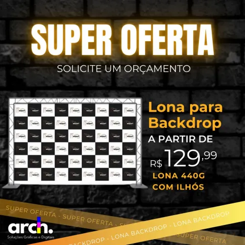 Lona para Backdrop - Super Oferta