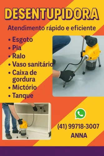 DESENTUPIDORA DE ESGOTO